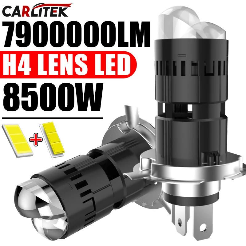 8500W 고출력 LED 자동차 헤드라이트 전구 7900000LM H4/9003/HB2 프로젝터 렌즈 6000K 하이/로우 빔 자동차 램프 플러그 앤 플레이 캔버스 지원