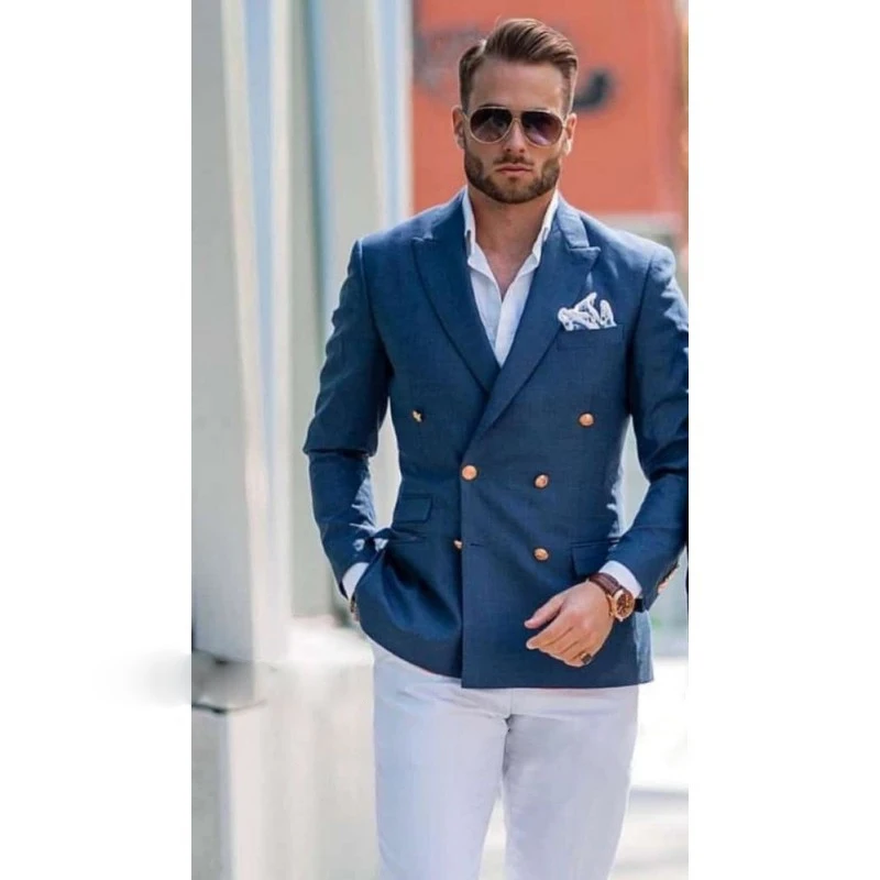 

Only Jacket 1 PCS Men's Suit's Blazer 2023 Solid For Wedding Slim Fit Business Waistcoat For Groomsmen Best Man
