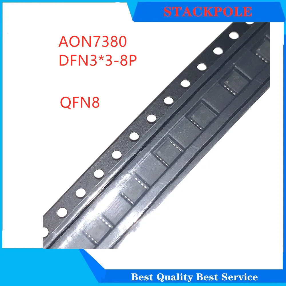 AON7380  10PCS/LOT  7380  trans MOSFET N-CH 30V 24A 8-pin DFN EP t/r;rohs a bezhalogenní compliant