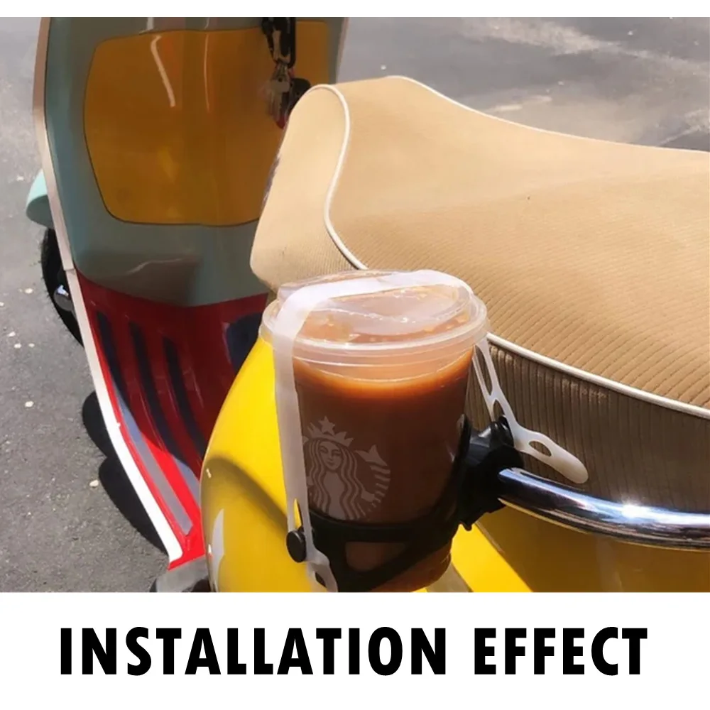 Vintage Bicycle Coffee Tea Cup Holder Handlebar Water Cup Holder Cycling City Bike Motorcycle Bottle Kettle
