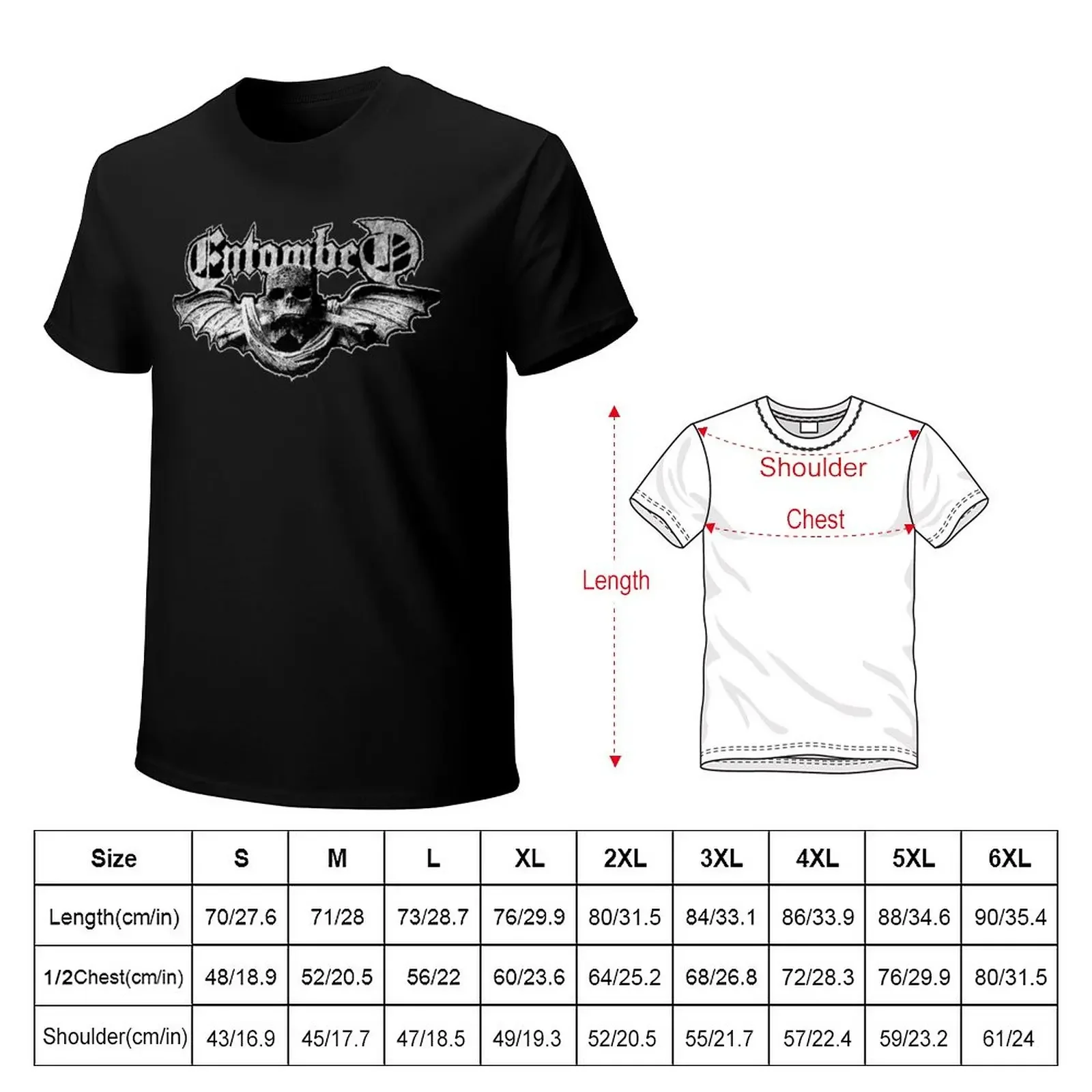 entombed essential T-Shirt sweat plain plus sizes oversized t shirt men