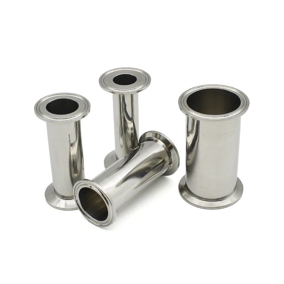 Bobina Sanitaria Tri Morsetto HFS In Acciaio Inox 304 - 4 Pezzi, Lunghezza 24 Pollici