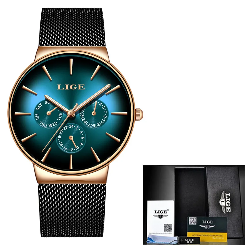 Luxury Women's Quartz Wristwatch with Mesh Steel Bracelet - Waterproof Fashion Timepiece
