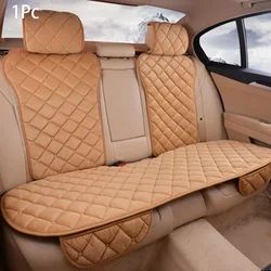 Pink Plush Car Seat Cushion for Women - Cute Universal Interior Protection Mat and Auto Accessory (Rear Khaki 1pc)