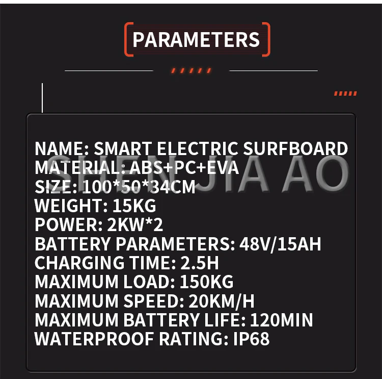 Smart electric surfboard water skateboard electric boat propeller snorkeling sports goods outdoor entertainment