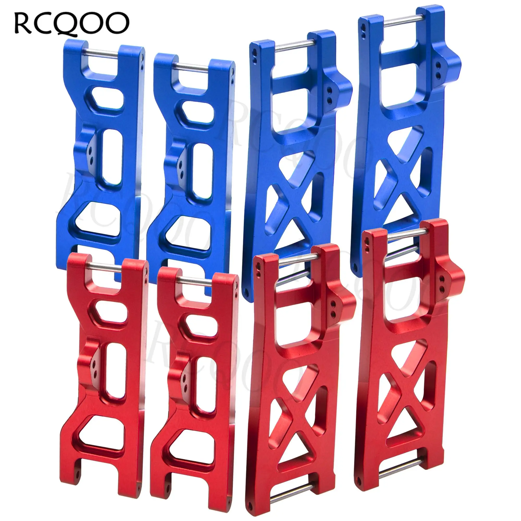 

Aluminum Alloy Front & Rear Lower Suspension A-Arms Set Upgrades Part for Horizon ECX 1/10 2WD Ruckus Axe Brutus Circuit AMP
