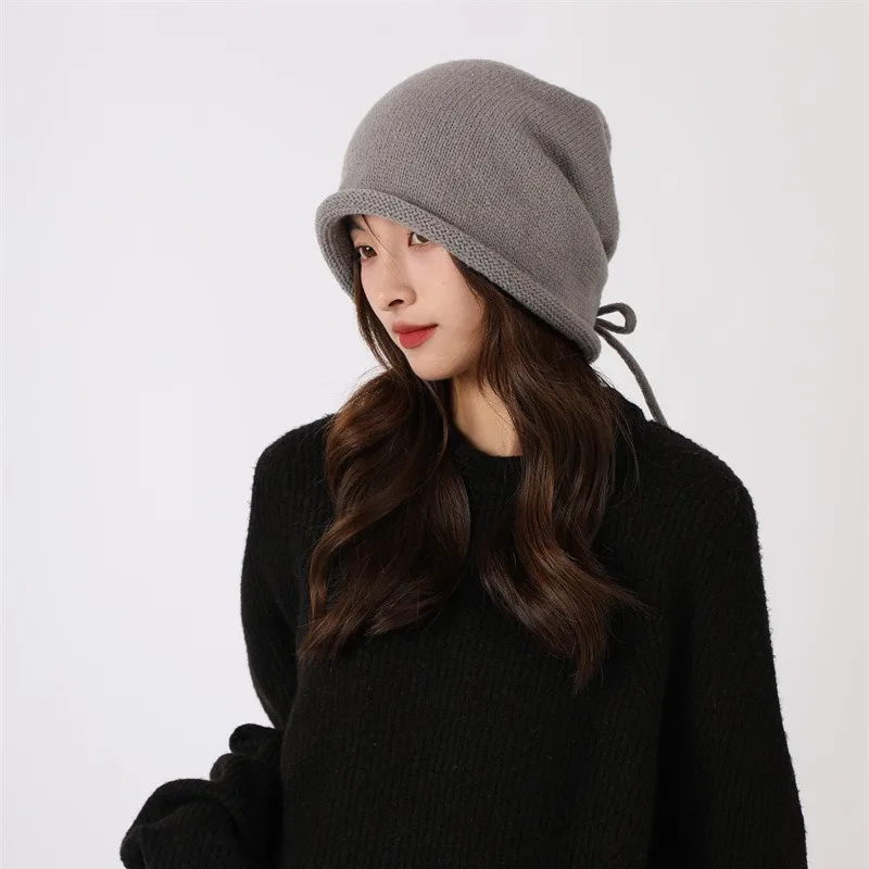 Breathable Cotton Polyester Beanie Thin Stylish Women Man Beanie Soft Stretch Hat Autumn Winter Casual Skull Cap Women's Cap