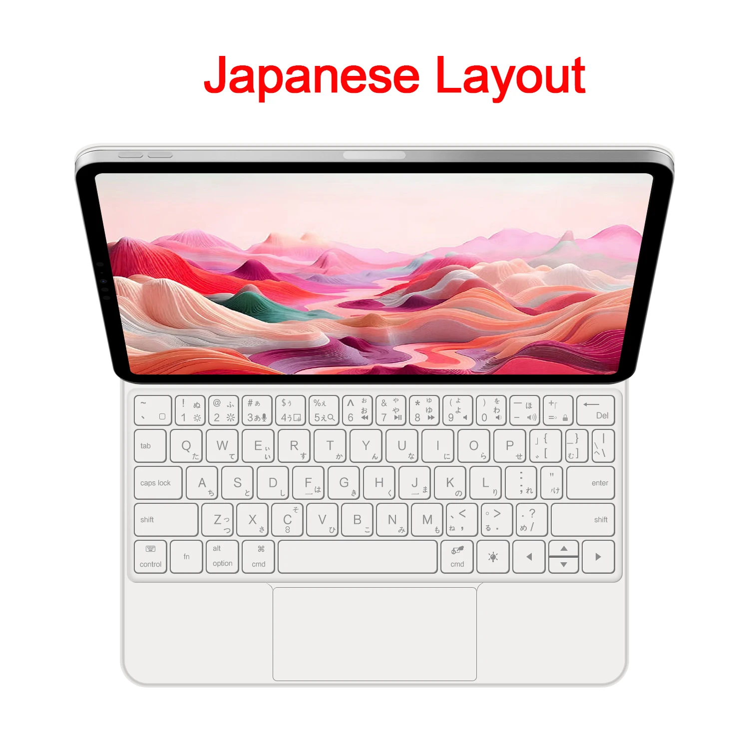 Magic Backlight Keyboard Folio with Smart Magnetic Cover and TouchPad Keyboard