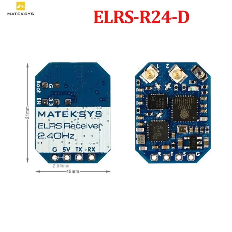 Récepteur MATEKSYS ELRS-R24-D 2.4G ELRS CRSF pour drone FPV