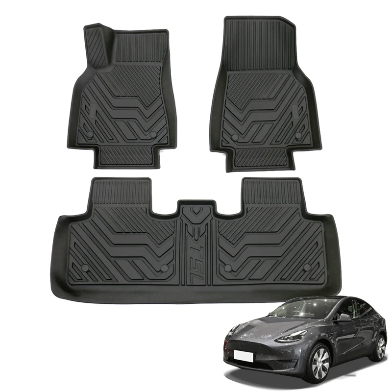 

Factory Wholesale Luxury Custom Anti Slip TPE Fit Model Y Car Mats Floor