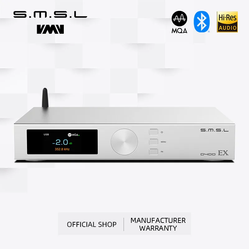 SMSL D400EX AUDIO DAC 1*AK4191 2*AK4499EX OPA1612A