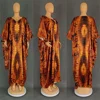 Robes africaines pour femmes Hijab caftan imprimé ample Boubou Robe afrique vêtements Ankara Dashiki dubaï Abaya écharpe Robe Caftan Robe