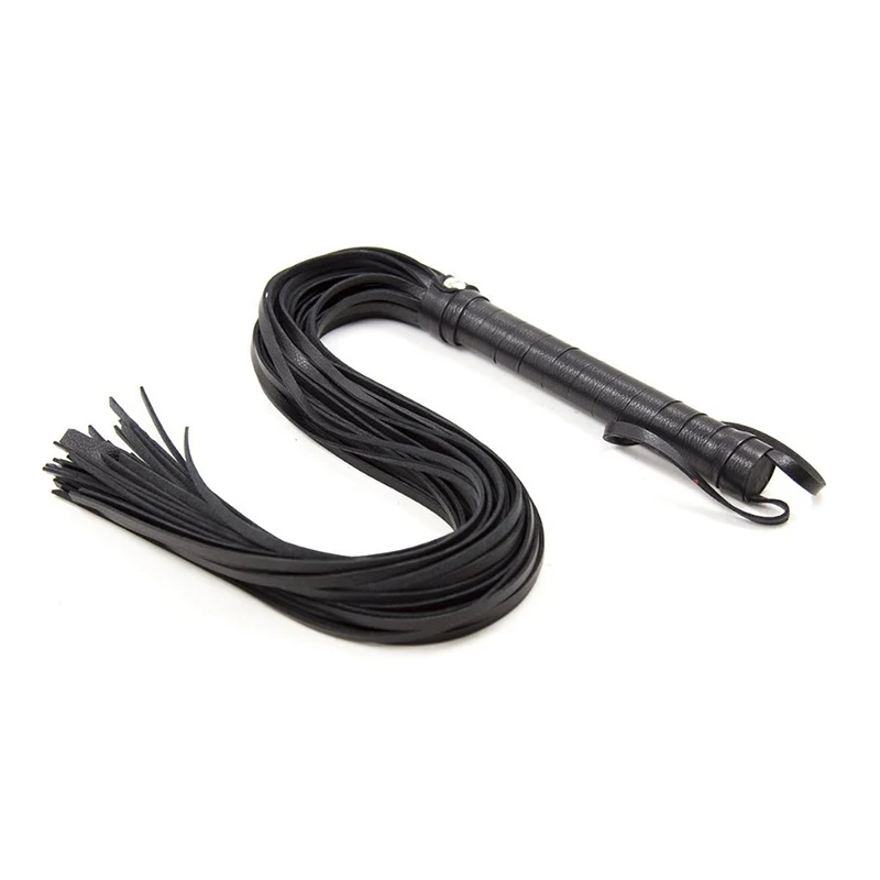 1PC Pu Leather Pimp Whip Portable Racing Riding Crop Party Flogger Queen Horse Riding Whip equestrian whip riding accessories