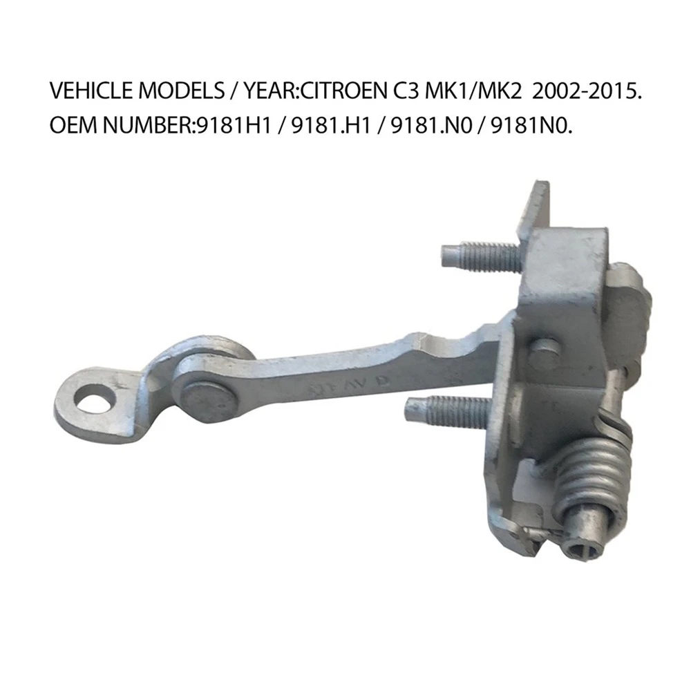 ​Door Check Link Strap Stopper Front Right or Left for Citroen C3 02-15 9181H1