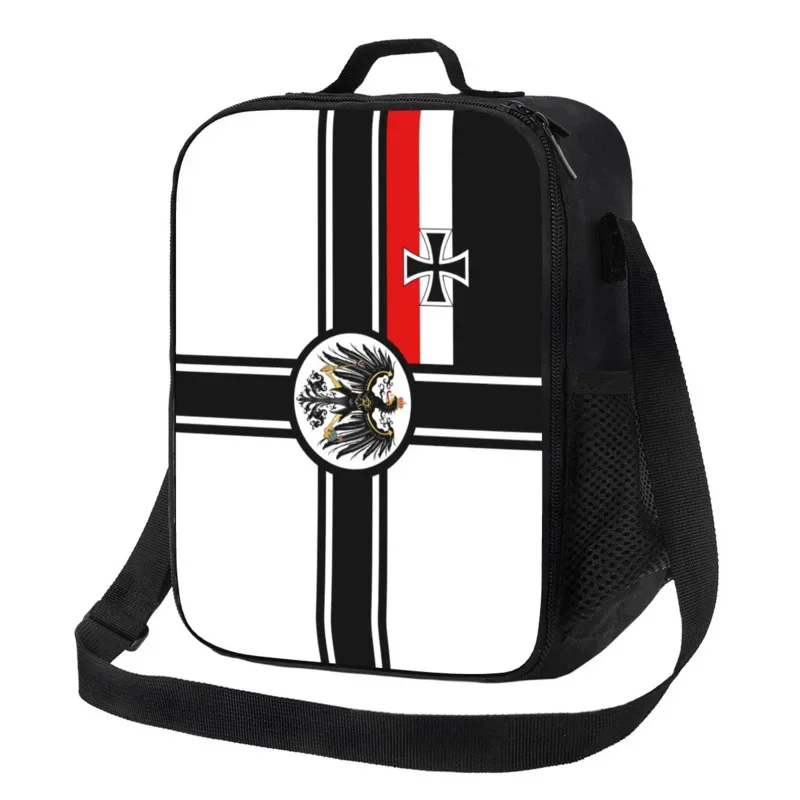 

German Empire DK Reich War Flag Insulated Bag for Women Germany Patriotic Thermal Cooler Lunch Tote Office Picnic Travel