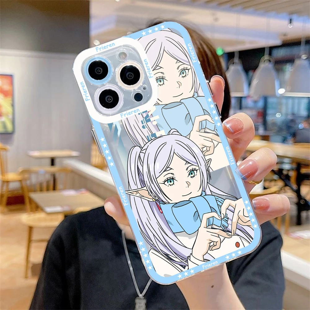 thumbnail image 1 of Funda de teléfono de Anime Frieren Beyond Journey para IPhone 15, 14, 13, 12, 11, Mini Pro Max, X, XR, XSMax, 6S, 6, 7, 8 Plus, SE20, 1 of 5