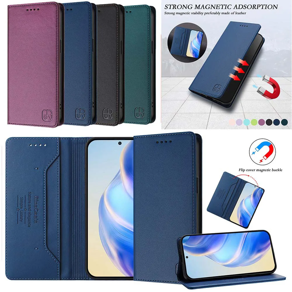 Luxury Anti-Theft Leather Flip Wallet Phone Case