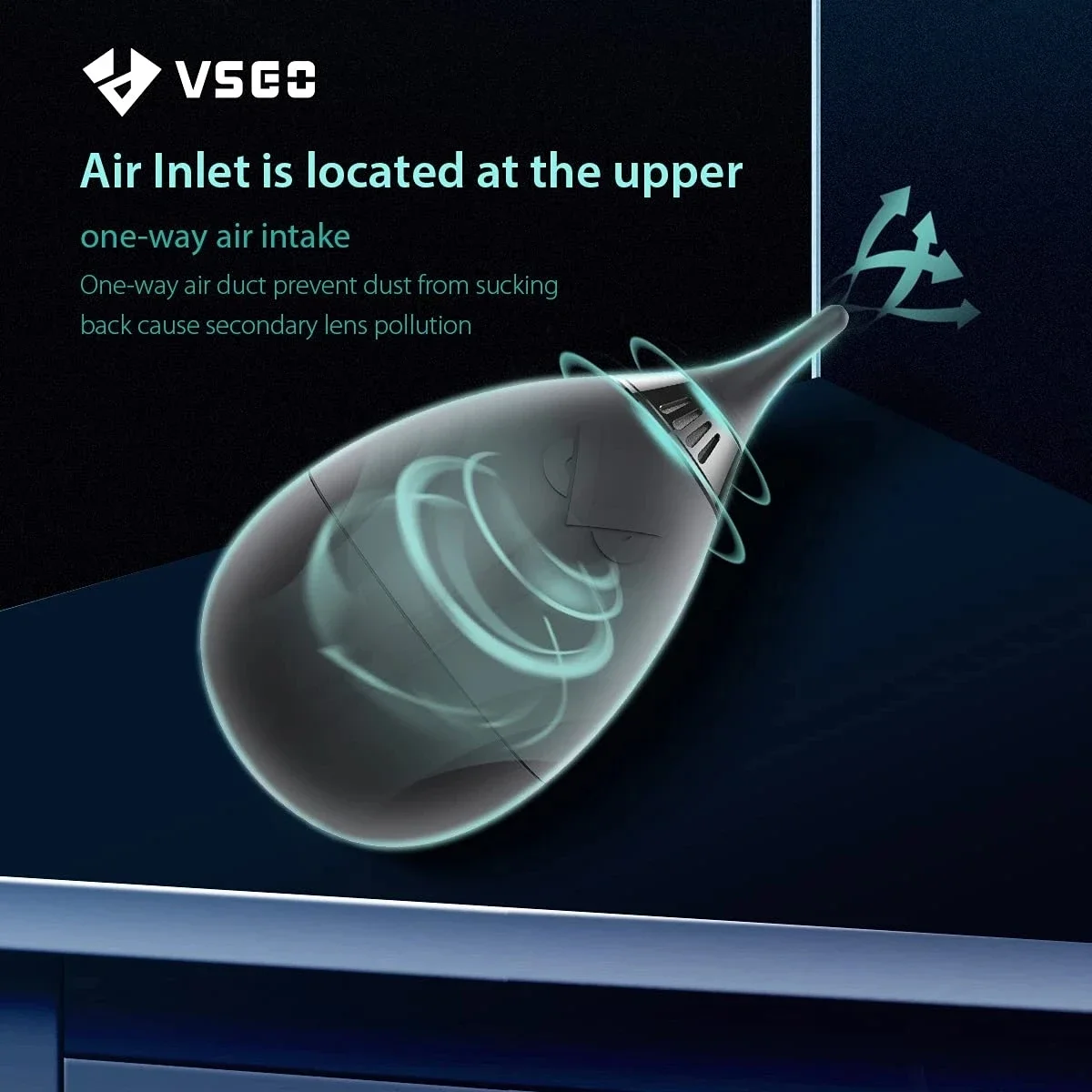 VSGO 프로페셔널 텀블러 에어 블로워 V-B01E 니콘, , 캐논 카메라 렌즈 및 센서 청소용 필터가 있는 고무볼