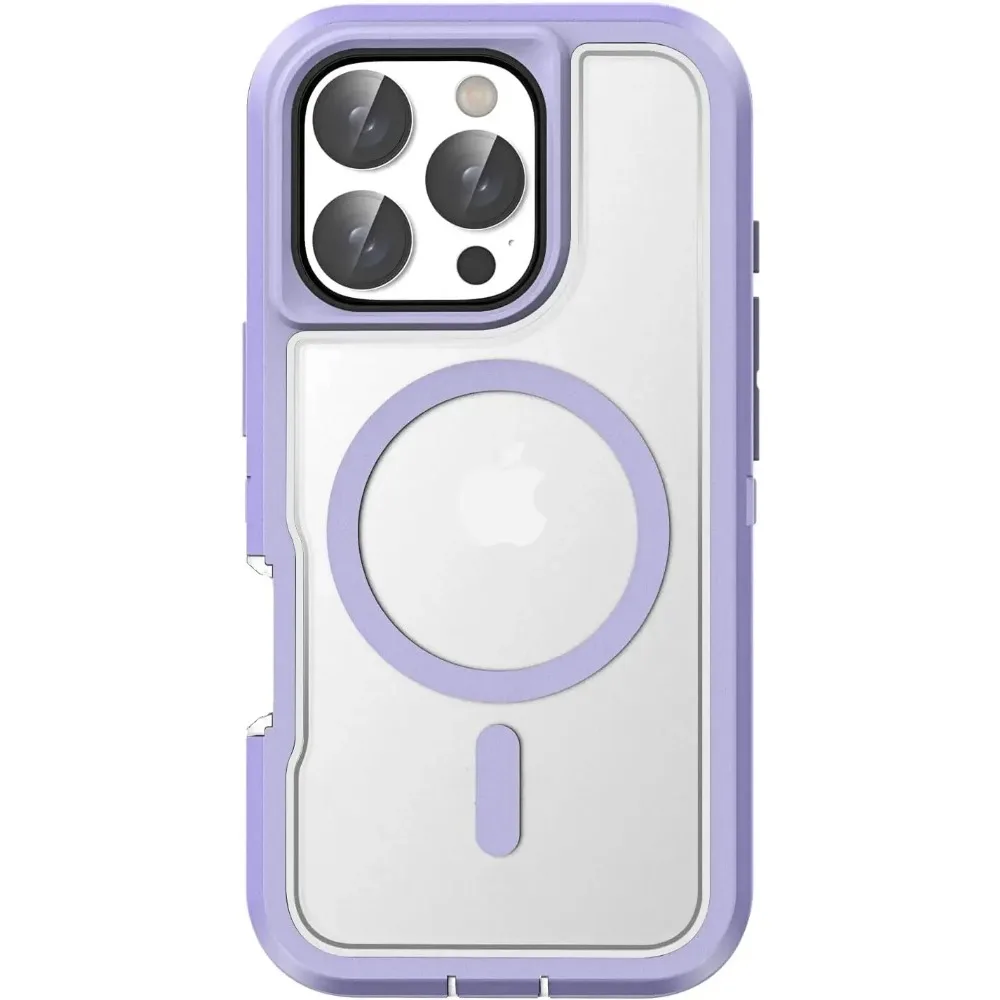 Premium Heavy Duty Magnetic Armor Case with Anti-Slip Grip and Charging Protection
