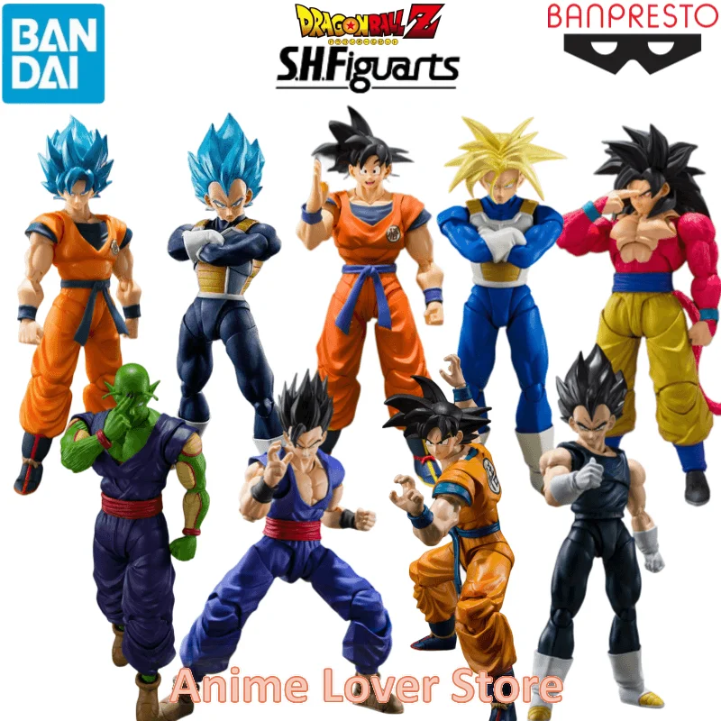 Bandai Shfiguards Shf Dragon Ball Z Son Goku Son Gohan Vegeta Frieza Cell Cooler Bulma Majin Buu Piccolo Anime Action Figures