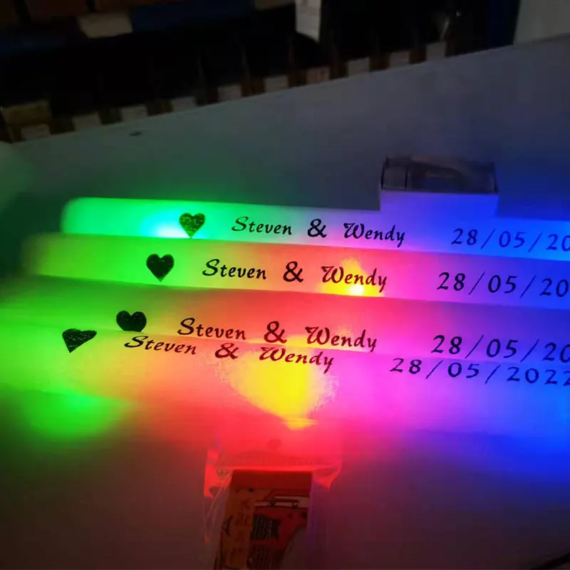 Customizable 18 Inch LED Foam Sticks for Parties, Clubs & Concerts