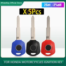 5Pcs Blank Motorcycle ignition Key For Honda CB600 CB800 CB1300 CBR600RR CBR893 CBR929 CBR1000RR CBR1000 CBR900RR