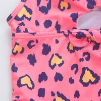 2024 Big Kids 1 Piece Swimwear New Kids Swimimg Wear For Girls 7-14 Years Old Off The Shoulder Swimsuit 4