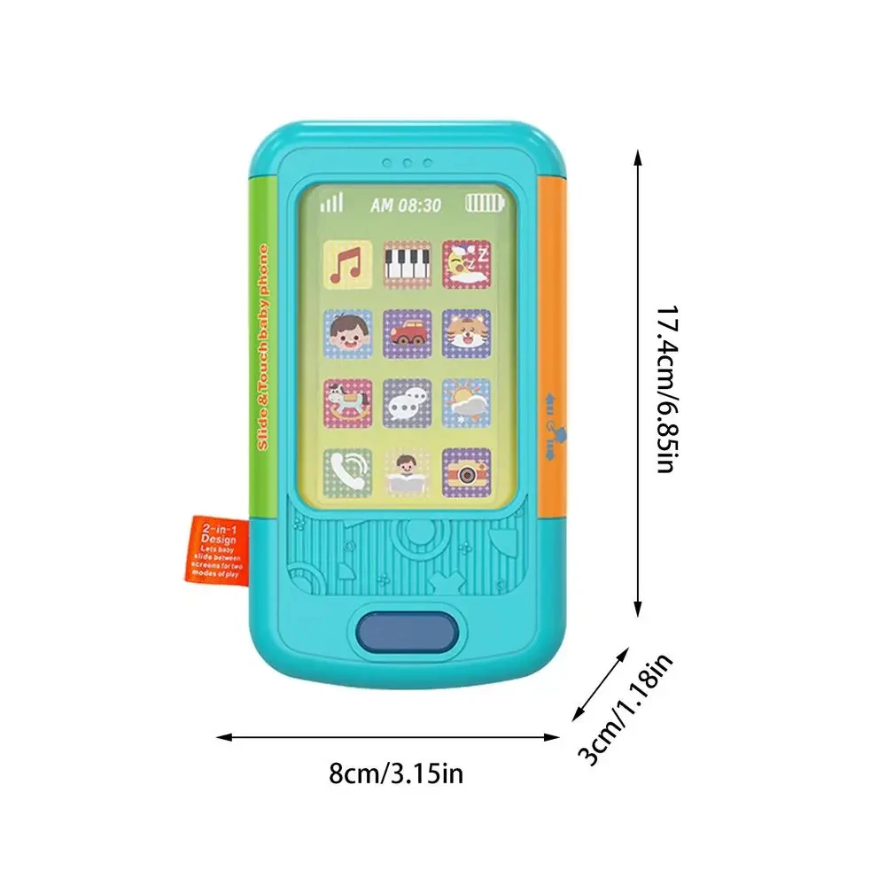 Kids Touch Screen Smart Mobile Phone Toys Enlightenment Early Education of Puzzle Simulated Musical Story Toy For Children 6