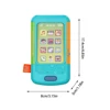 Kids Touch Screen Smart Mobile Phone Toys Enlightenment Early Education of Puzzle Simulated Musical Story Toy For Children 6