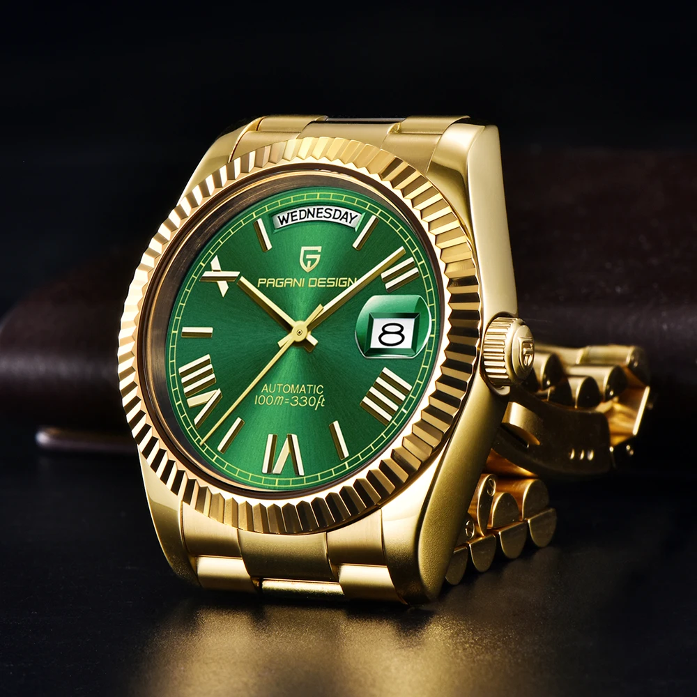 2023 New PAGANI DESIGN DD36 V2 Gold Mens Watches Top Luxury Mechanical Wristwatch Automatic Watch For Men Sports Sapphire Mirror