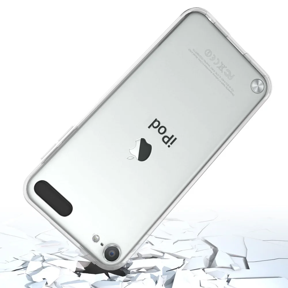 Transparent Case for IPod Touch 5 / Touch 6 / Touch 7 Hybrid Shockproof Cover Soft TPU Frame with Clear Hard Acrylic Shell Capa - 3