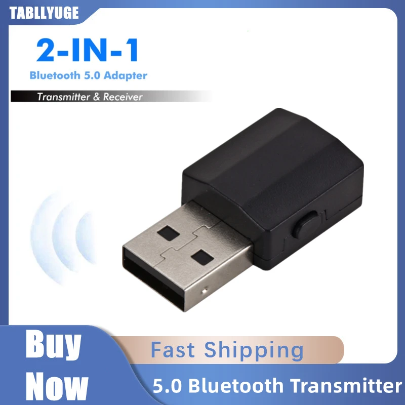 

Bluetooth 5.0 Receiver Wireless Music Audio Adapter 3.5mm AUX Jack Car Bluetooth Audio Receiver For Laptops Stereo Radio Music