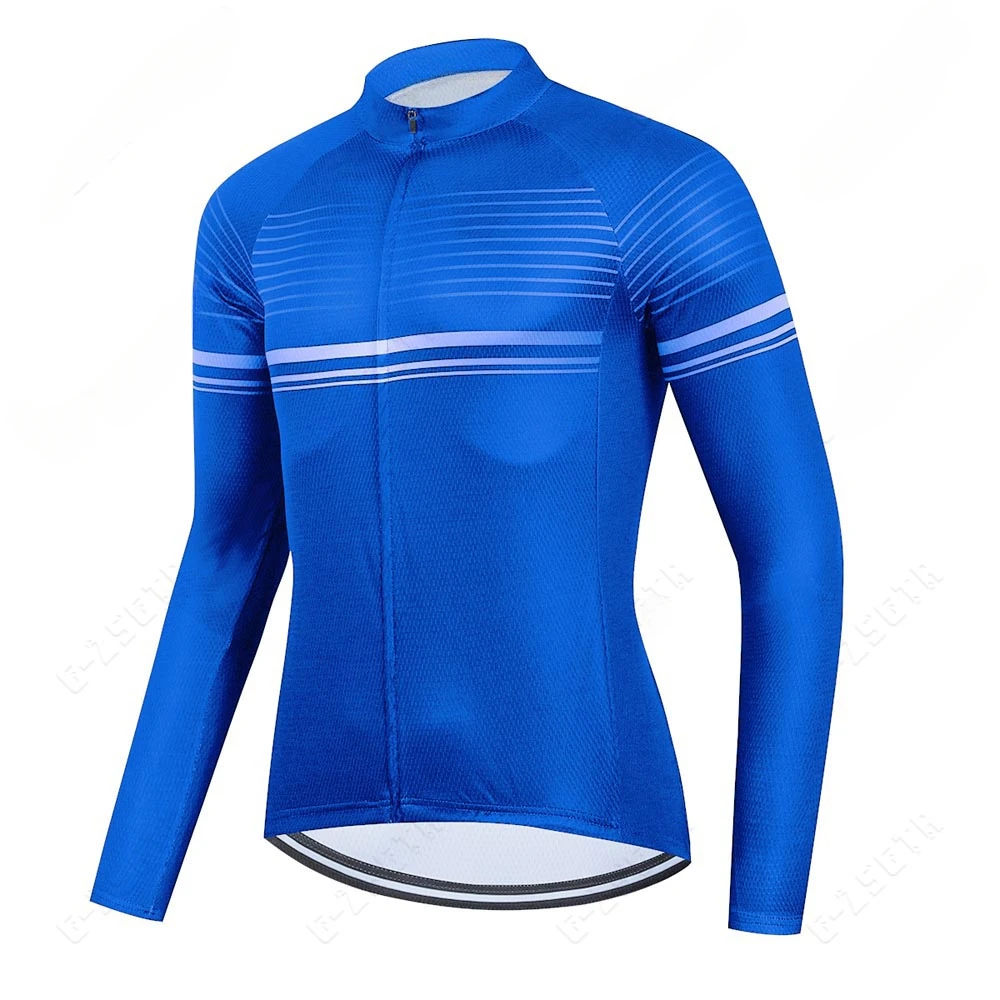 Nuevas camisetas de ciclismo de manga larga moradas de otoño para hombre, camisetas cómodas para bicicleta de montaña