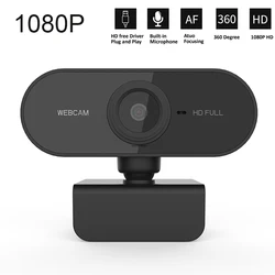 High-Resolution HD Webcam with Microphone and Tripod for Streaming and Video Calls (1080p Webcam)