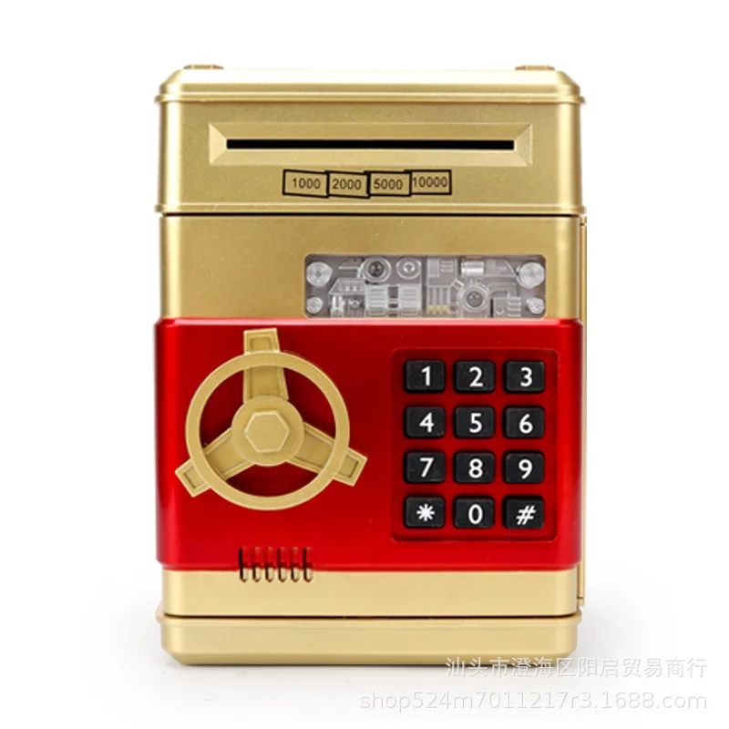 Mini Music ATM Money Box Creative Saving Toy Safe Roll Money Piggy Bank from Mainland China Educational Toys for Kids