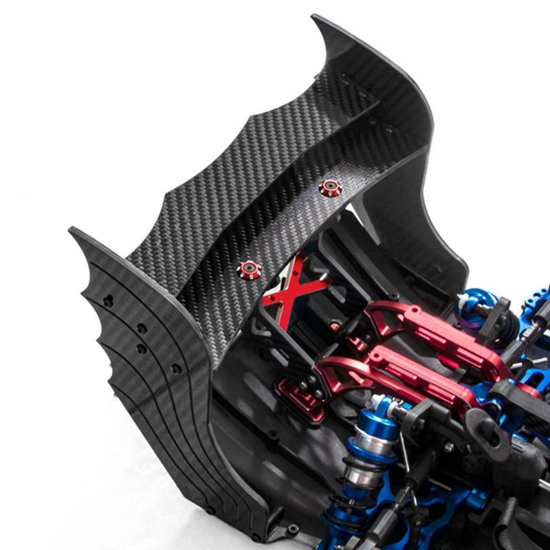 Carbon Fiber RC Car Side Plate Guard Foot Pedal Side Skirt Set For ARRMA F1 LIMITLESS 1/7 Spare Accessories