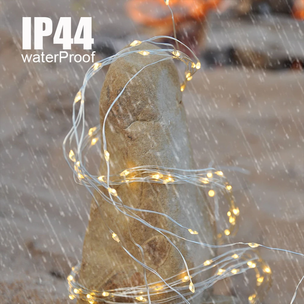 Description Picture 4 of item600Led Lights Waterfall Garden Light Waterproof Solar Powered Outdoor String Lighting For Garland New Year Christmas Decoration