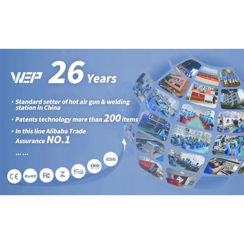 시유 WEP 948D-IV 5-IN-1 디솔더링 1000W 열풍기 정밀 핫 핀셋 C245 납땜 인두 납땜 스테이션
