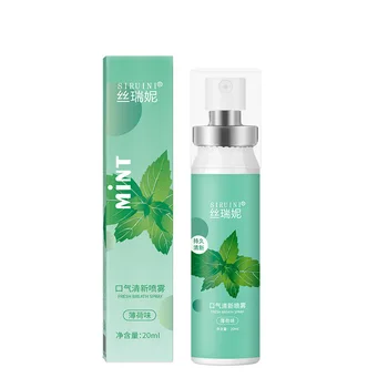 Mint Oral Freshening Spray, Fruit-Flavored Portable Spray, Freshens Breath, Christmas Gift 1