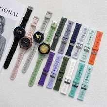 

Woman Lace Strap for Samsung Galaxy Watch 3 4/Active 2 Slim Silicone Watchband for Galaxy Watch 42 46 44 40 41mm Wrist Bracelet