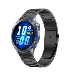 Premium Titanium Watch Strap - Sleek and Durable 22mm/20mm Wristband for Galaxy 7 6 5 4 40mm (Black)