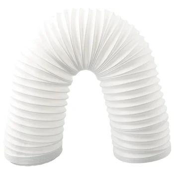 ท่อเครื่องปรับอากาศแบบพกพา 13/15 ซม. ความยาว 100 ซม. AC ท่อไอเสีย Vent ยืดหยุ่นท่อป้องกันทวนเข็มนาฬิกา Air Conditioner อะไหล่ 7