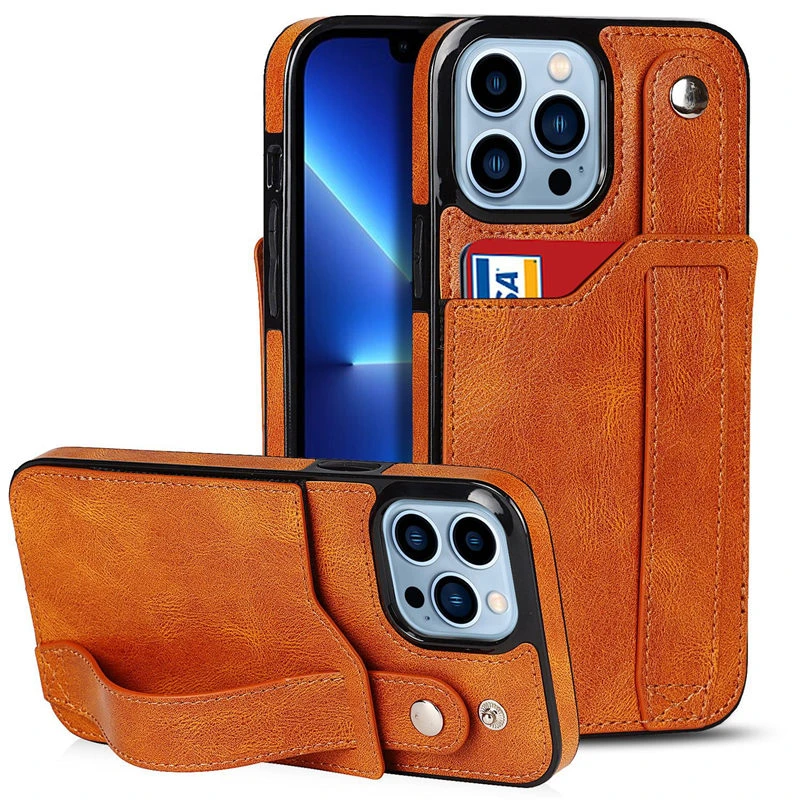 iphone 11 Pro Max  silicone case Wrist Strap Leather Wallet Phone Case For iPhone 13 Pro Max 12 11 Pro Max X XR XS 8 7 Plus 11 Card Bag Slot Kickstand Soft Cover best iphone 11 Pro Max case