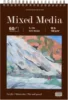 9 x 12 inches, 60 sheets (98 lb/160 g/m²) heavy-duty drawing paper, spiral-bound hardcover sketchbook on top 1
