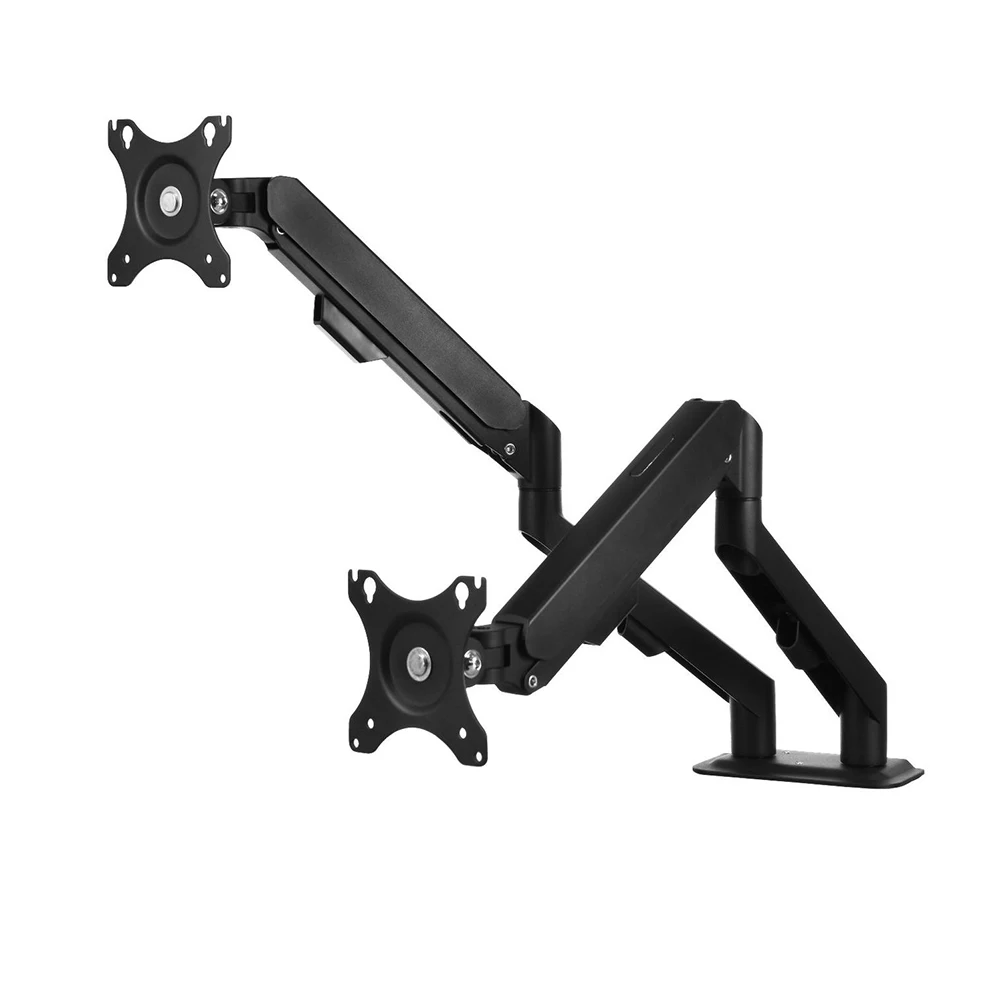 

Adjustable Max Full Motion Dual Computer Holder Monitor Arm Desk Mount Stand