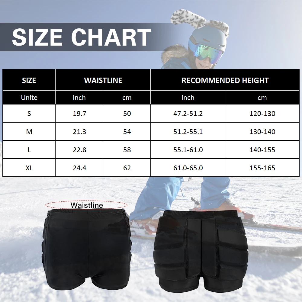 Skating Pads For Kids Ice Skating Accessories 3d Protection For Butt And Tailbone Kids Hips Protective Pads