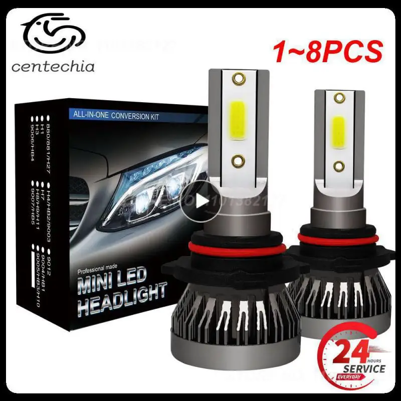 

1 ~ 8 шт., лампы для автомобильных фар BraveWay H11, 9005 HB3, HB4