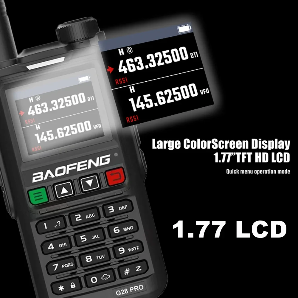 Baofeng UV-G28 Pro walkie talkie Dual Frequency Reception Fast Copy Channel Interphone 999 Channel Scanning Long Distance Radio 2