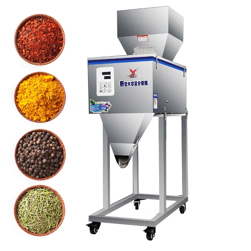

Granule Powder Filling Machine Automatic Weighing Machine Medlar Packaging Machine for Tea Bean Seed Particle Filler