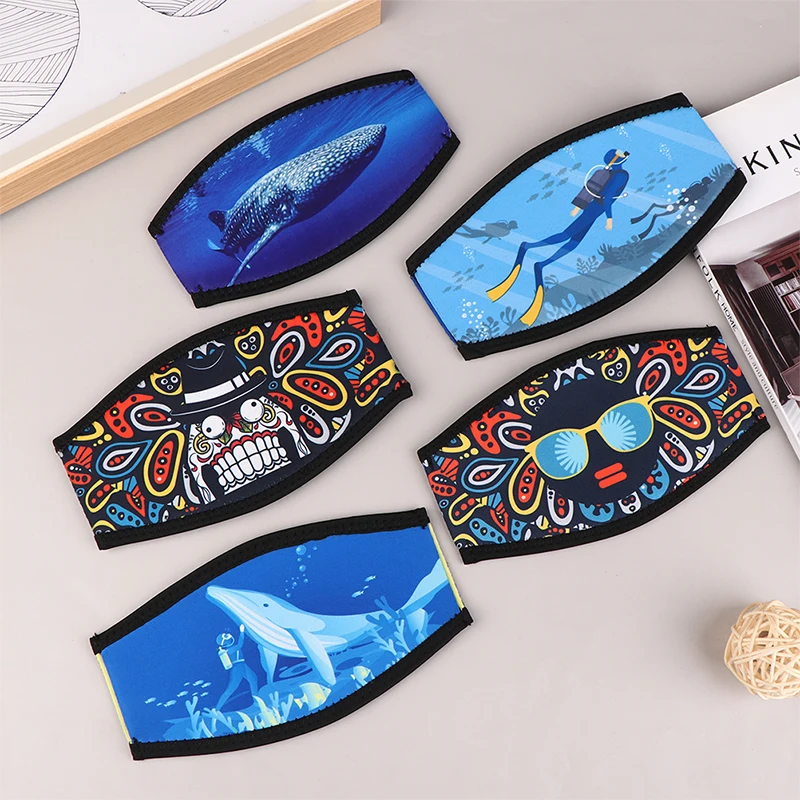 Description Picture 2 of itemScuba Diving Dive Snorkeling Mask Strap Cover Comfort Padded Protection Hair Wrap Gear Accessories Diving Masks Strap